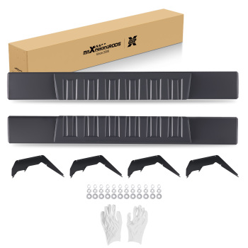 6 Inch Side Steps Running Boards compatible for Ford F150 2015-2026 Step Boards Black Pair
