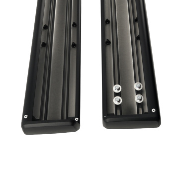 6 Inch H Style Running Boards Side Steps compatible for Ford F150 2015-2024 Nerf Bars Black