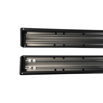 6 Inch H Style Running Boards Side Steps compatible for Ford F150 2015-2024 Nerf Bars Black