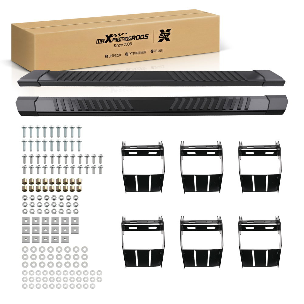 Running Board compatible for Ford F250 F350 Superduty Crew Cab 1999-16 Anti-Slip Protection