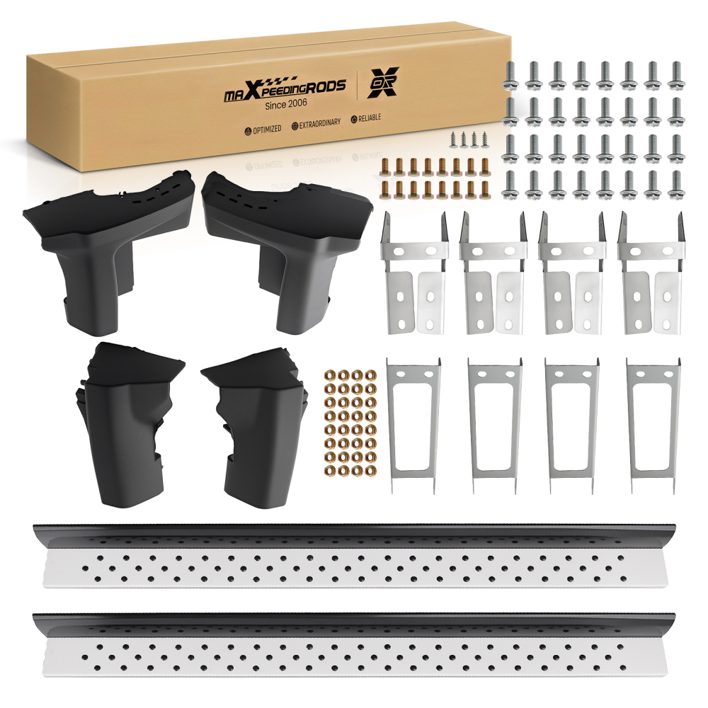 Aluminum Running Board compatible for Honda CRV 2007-2011 Side Steps Non-Slip Protection