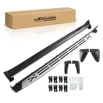 Nerf Bar Side Steps compatible for Hyundai Santa Fe 2024-2025 Aluminum ABS Non-Slip Design