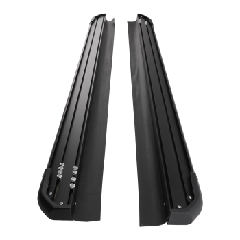 Running Board Side Step Pair compatible for Toyota Highlander 2020-2023 Black Aluminum