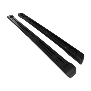 Black ABS Side Steps Running Board for 2018-2024 compatible for Jeep Wrangler JL 4-Door 600lbs