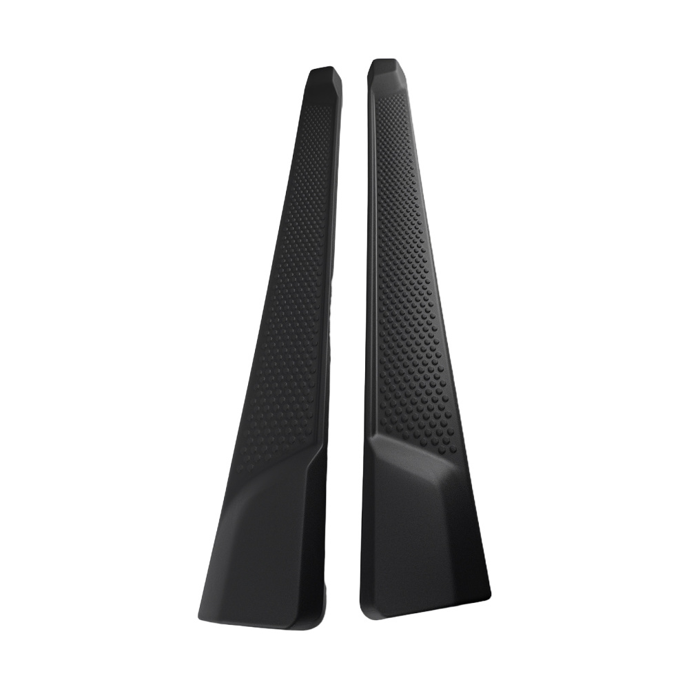 Black ABS Side Steps Running Board for 2018-2024 compatible for Jeep Wrangler JL 4-Door 600lbs