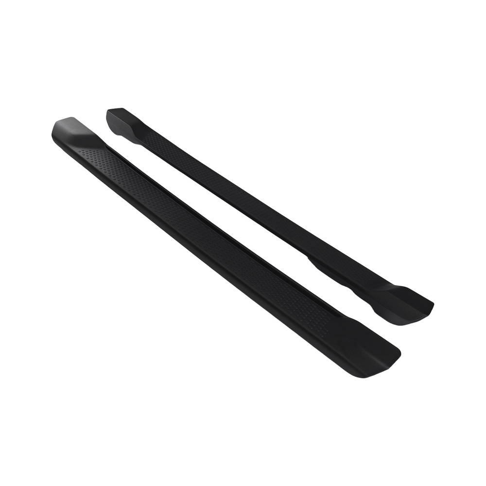 Black ABS Side Steps Running Board for 2018-2024 compatible for Jeep Wrangler JL 4-Door 600lbs