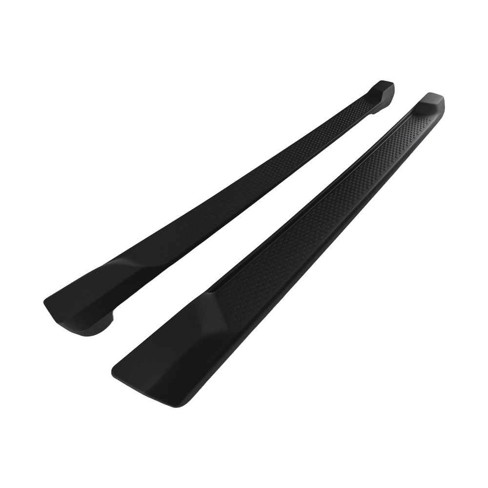 Black ABS Side Steps Running Board for 2018-2024 compatible for Jeep Wrangler JL 4-Door 600lbs