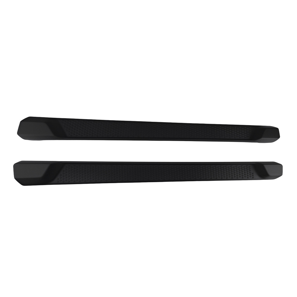 Black ABS Side Steps Running Board for 2018-2024 compatible for Jeep Wrangler JL 4-Door 600lbs