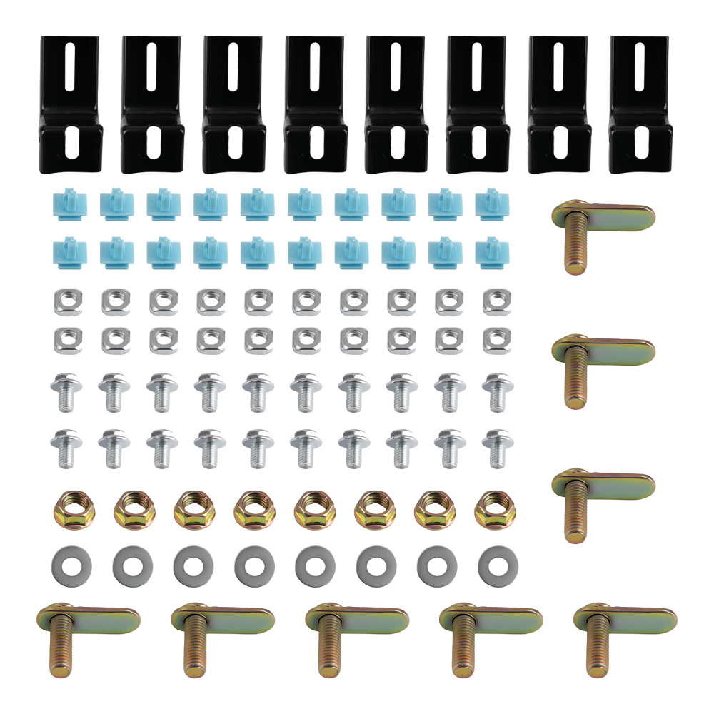 Aluminum Side Step Bars compatible for Kia Sorento 2021-2024 Non-slip Running Board Black