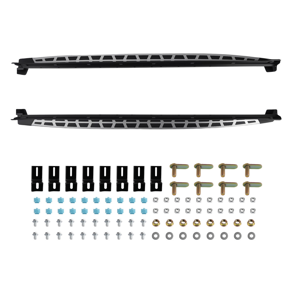 Aluminum Side Step Bars compatible for Kia Sorento 2021-2024 Non-slip Running Board Black