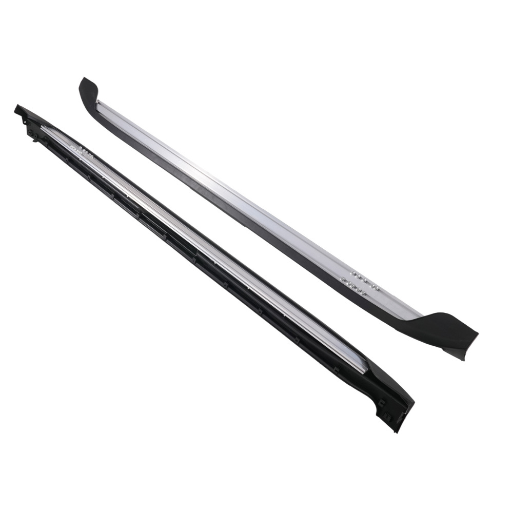 Aluminum Side Steps Running Board compatible for Kia Carnival LX EX SX 2022-2026 Black Pair