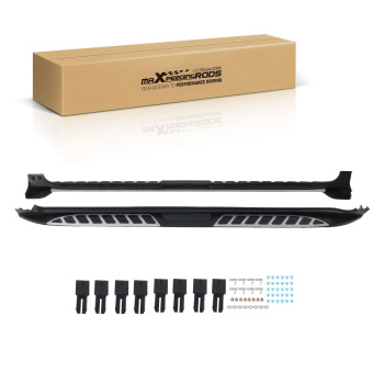 Aluminum Side Steps Running Board compatible for Kia Carnival LX EX SX 2022-2026 Black Pair