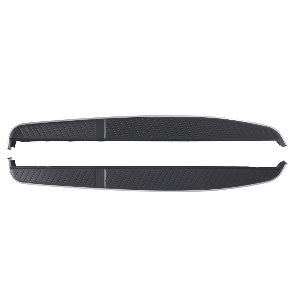 Black Silver Running Set compatible for Land Rover Range Rover Sport 06-13 Side Step Board