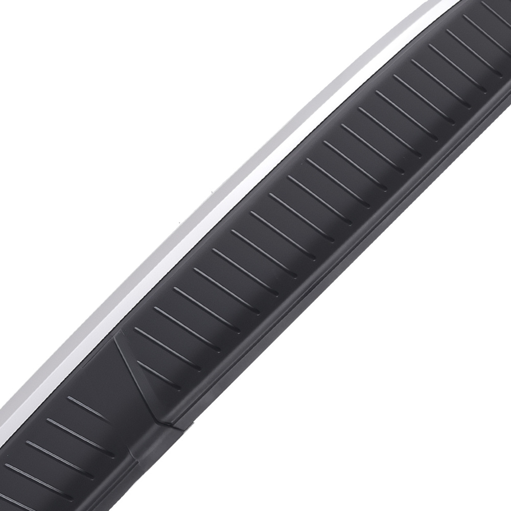 Black Silver Running Set compatible for Land Rover Range Rover Sport 06-13 Side Step Board