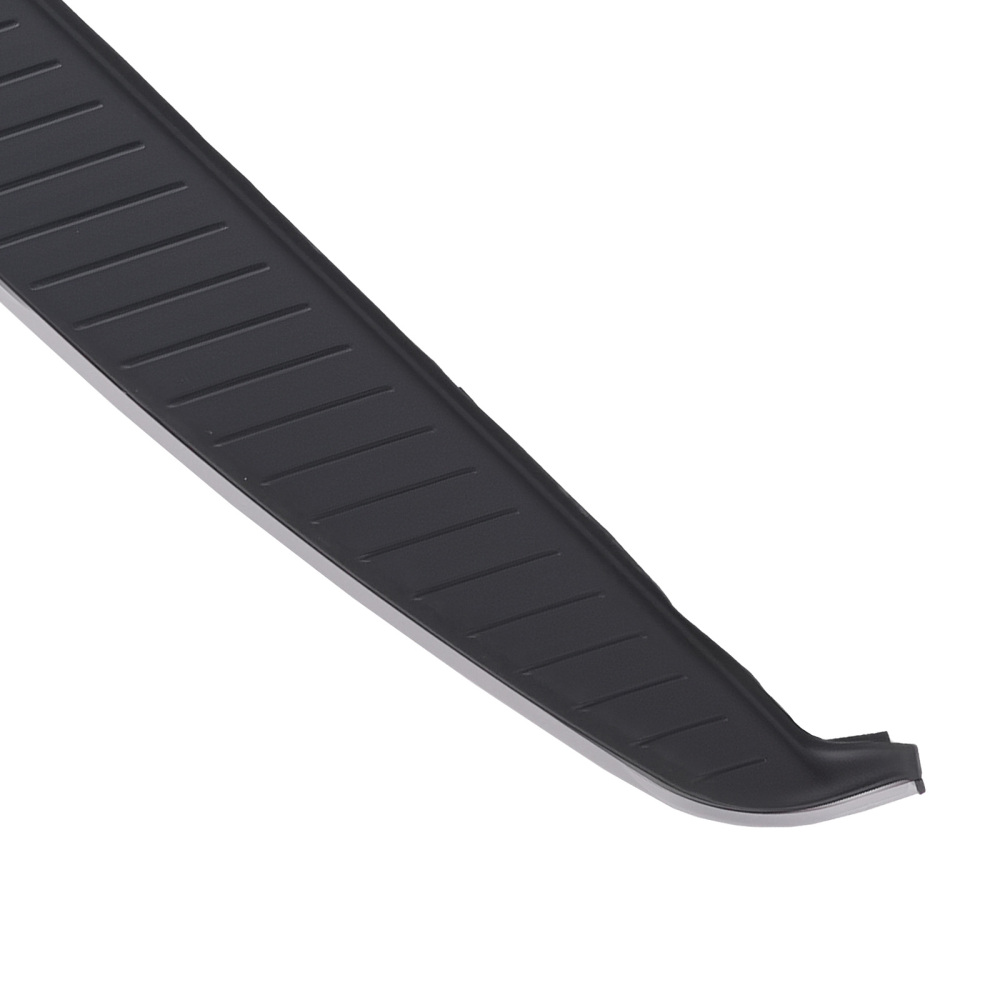 Black Silver Running Set compatible for Land Rover Range Rover Sport 06-13 Side Step Board
