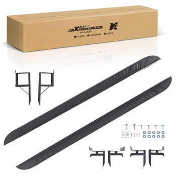 Black Aluminum Running Board compatible for Lexus RX350 RX450 RX500 2023-2025 Side Step Bar