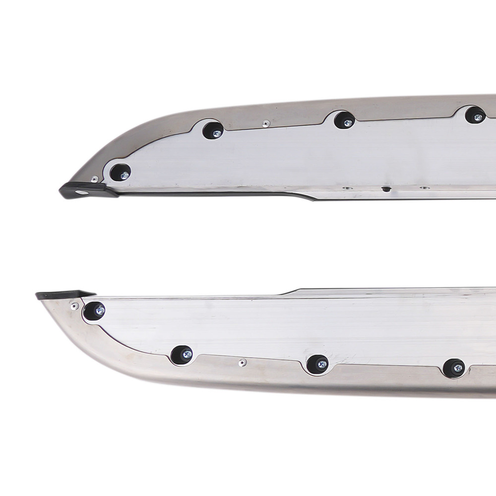 Aluminum Running Boards compatible for Range Rover Velar F Pace 2017+ Black Side Steps Pair