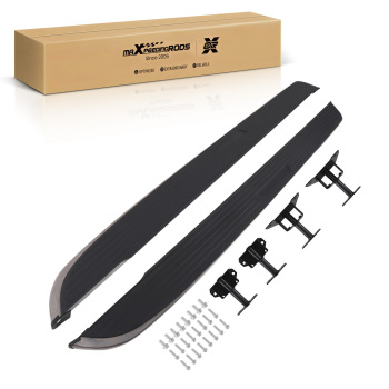 Aluminum Running Boards compatible for Range Rover Velar F Pace 2017+ Black Side Steps Pair