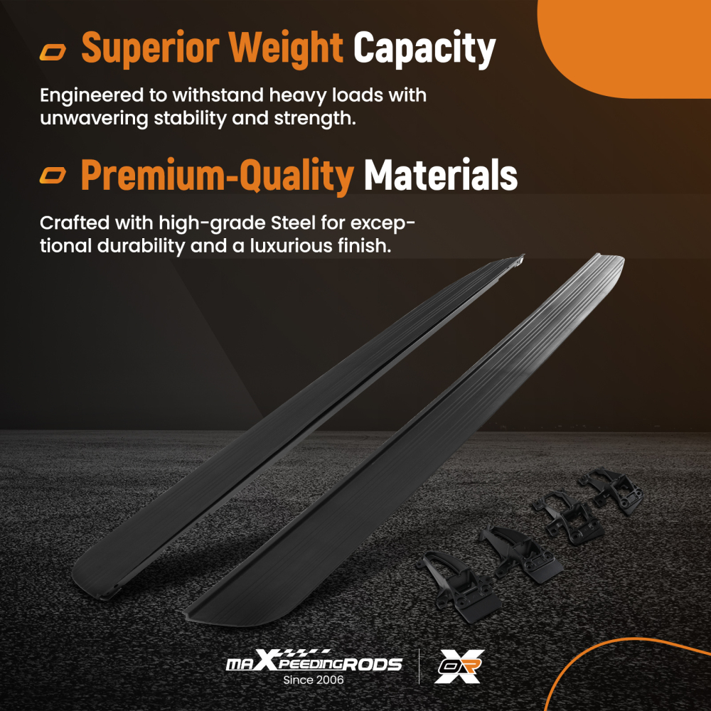 Nerf Bars Side Steps compatible for Range Rover Sport L494 L405 13-22 Non-slip Design