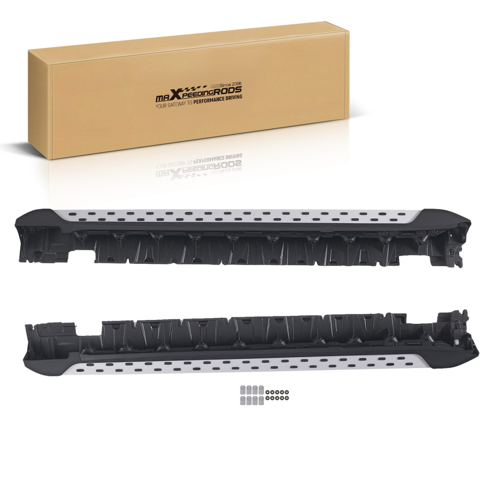 Aluminum Running Boards compatible for Mercedes-Benz GLK250 GLK350 X204 2010-15 Non-Slip