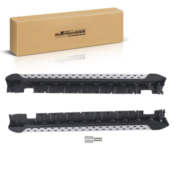 Aluminum Running Boards compatible for Mercedes-Benz GLK250 GLK350 X204 2010-15 Non-Slip