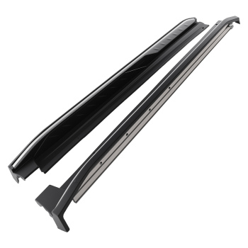 Running Board Side Step Bar compatible for Toyota RAV4 2019-2025 Non-Slip Aluminum Black