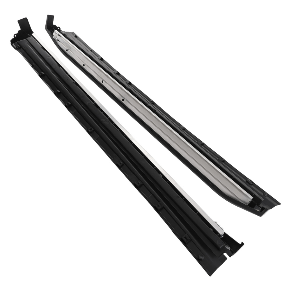 Running Board Side Step Bar compatible for Toyota RAV4 2019-2025 Non-Slip Aluminum Black