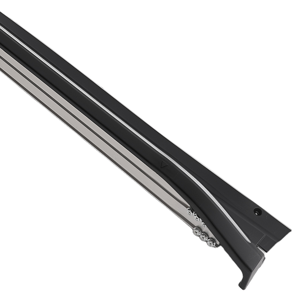 Running Board Side Step Bar compatible for Toyota RAV4 2019-2025 Non-Slip Aluminum Black