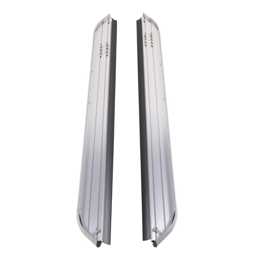 Non-slip Side Steps compatible for Toyota Highlander 2022-2024 Silver Running Board
