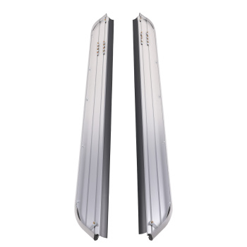 Non-slip Side Steps compatible for Toyota Highlander 2022-2024 Silver Running Board