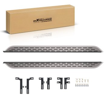 Non-slip Side Steps compatible for Toyota Highlander 2022-2024 Silver Running Board