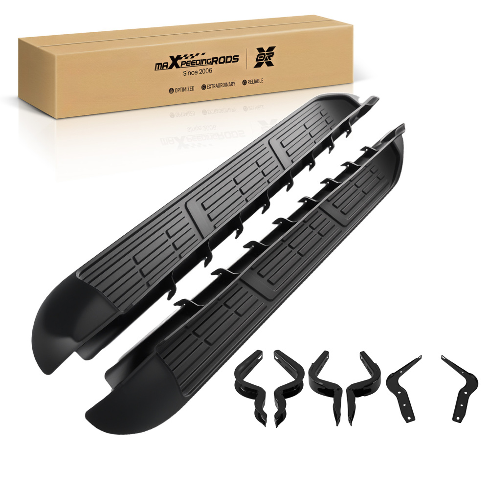 Aluminum Running Board compatible for Toyota Hilux MK8 Double Cab 16+ Side Steps Non-Slip