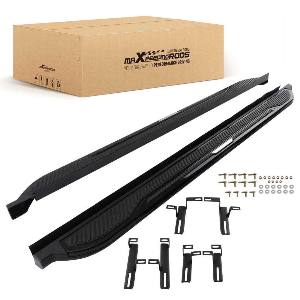 Aluminium Running Board Bars compatible for VW Tiguan 2017+ Side Steps Non-Slip Protection