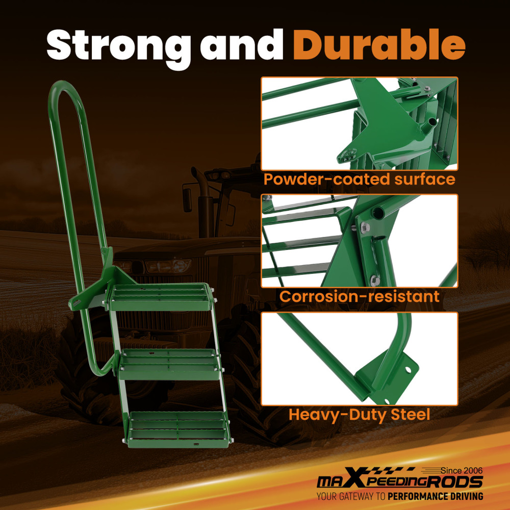 Steel Step Extension Kit Left Hand compatible for John Deere 2WD Tractors 4010 4020