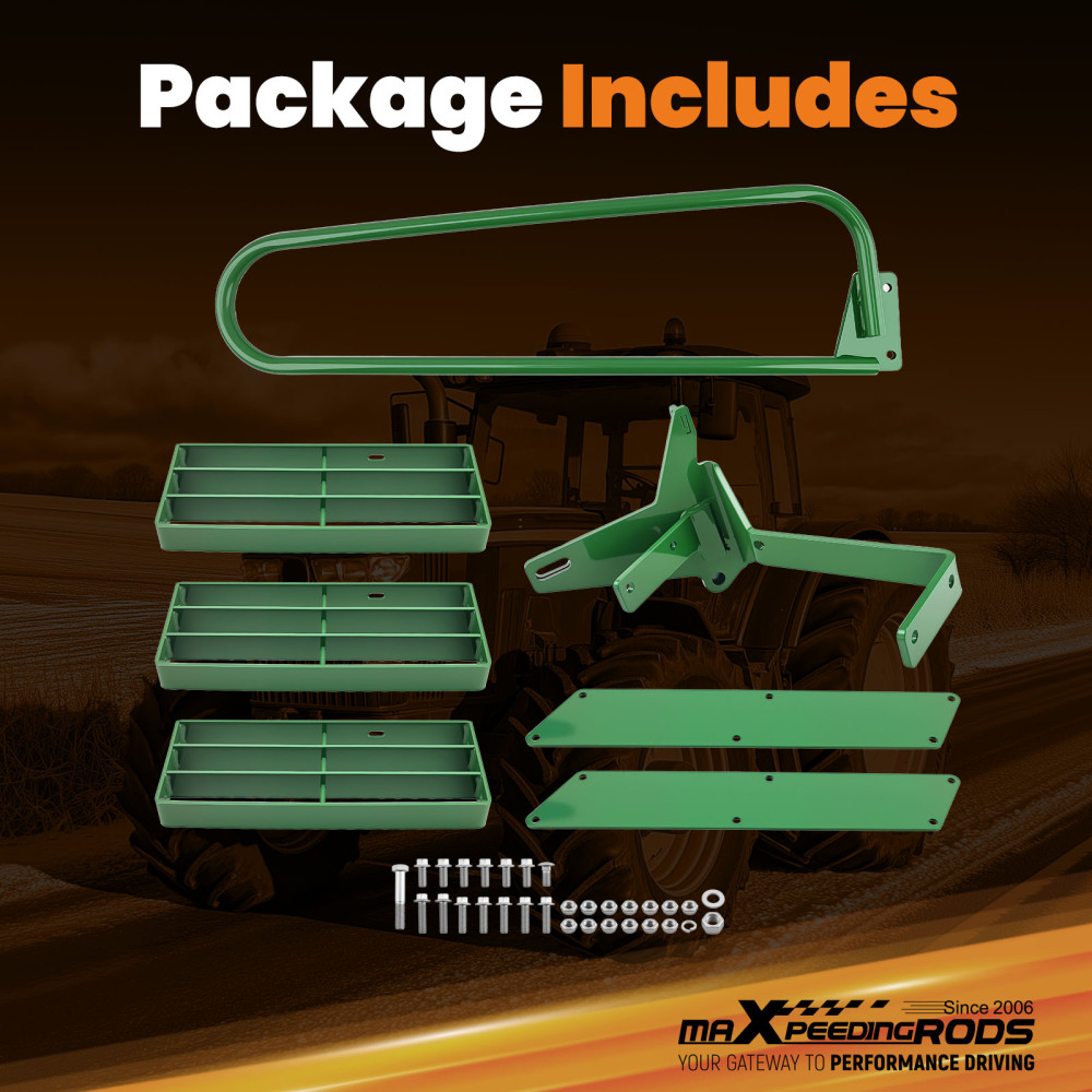 Steel Step Extension Kit Left Hand compatible for John Deere 2WD Tractors 4010 4020