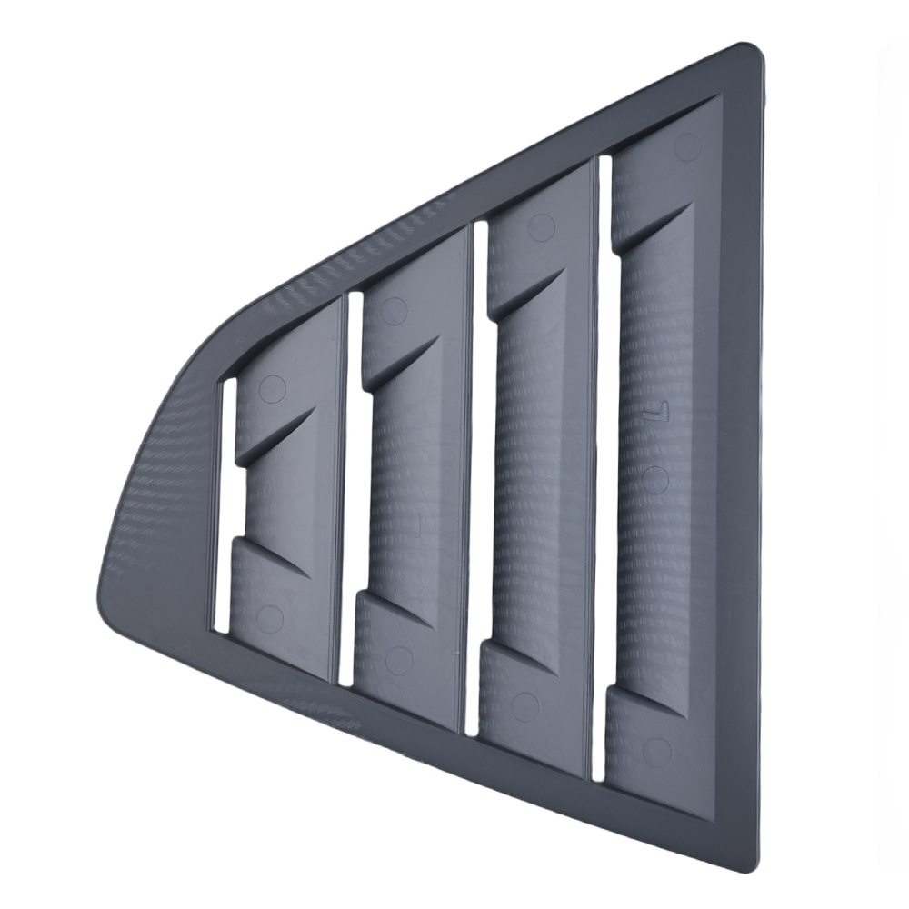 Carbon Fiber Look Quarter Window Louvers ABS compatible for Toyota Camry 2018-2024 Painted