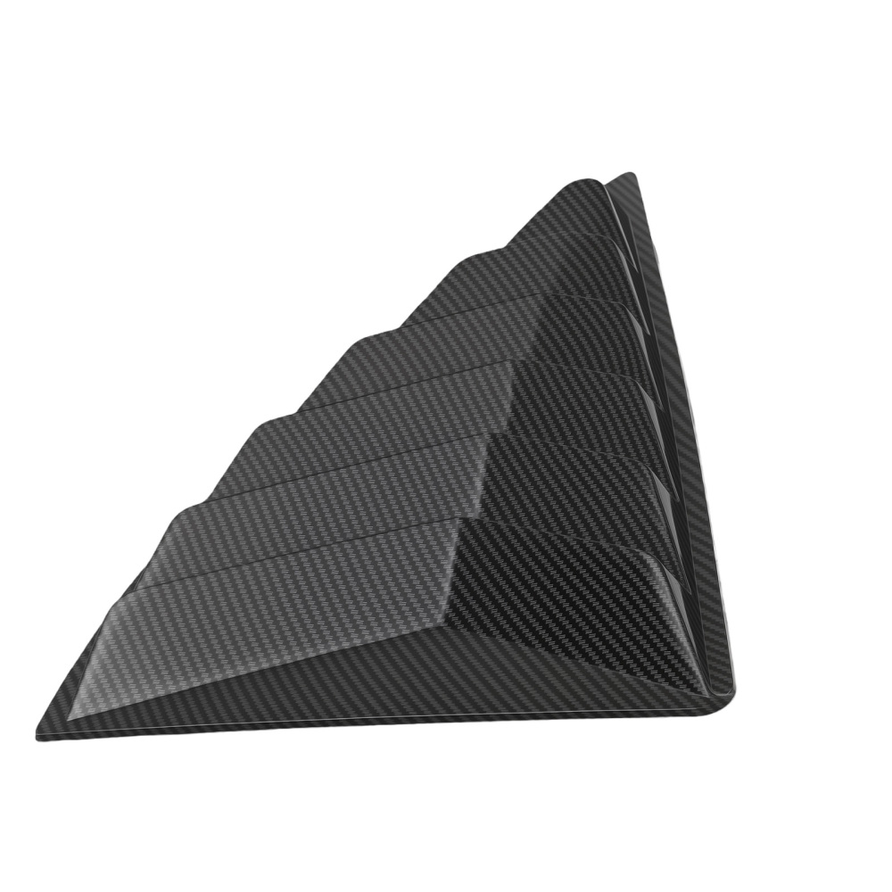 Carbon Fiber Look Side Louvers compatible for Chevy Camaro 2010-2015 Painted Finish