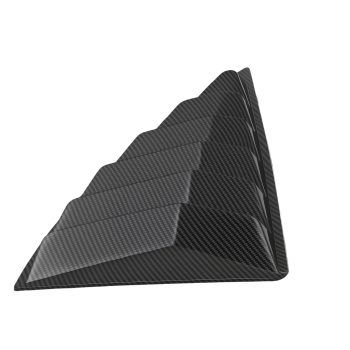 Carbon Fiber Look Side Louvers compatible for Chevy Camaro 2010-2015 Painted Finish