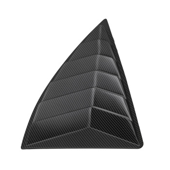 Carbon Fiber Look Side Louvers compatible for Chevy Camaro 2010-2015 Painted Finish