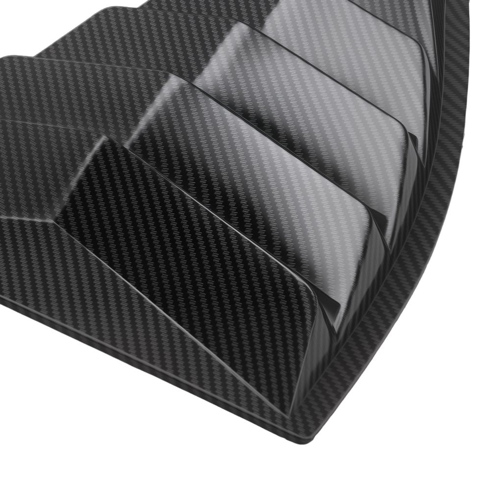 Carbon Fiber Look Side Louvers compatible for Chevy Camaro 2010-2015 Painted Finish