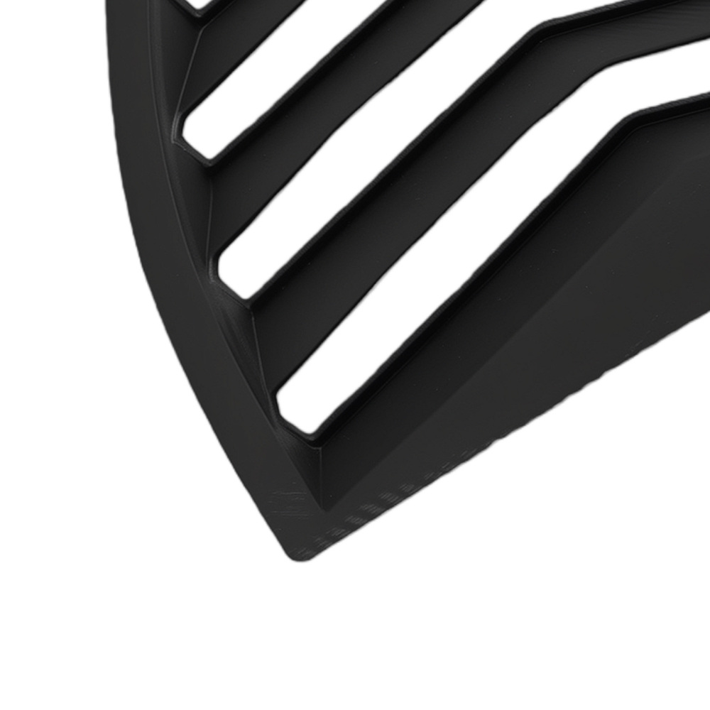 Carbon Fiber Look Side Louvers compatible for Chevy Camaro 2010-2015 Painted Finish