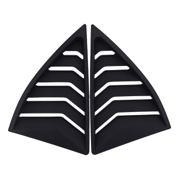 Car Quarter Window Louvers compatible for Chevy Camaro 10-15 Side Panel Matt Black