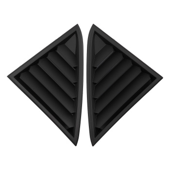 Car Quarter Louvers Window compatible for Chrysler 300 2011-2023 Gloss Black ABS Cover