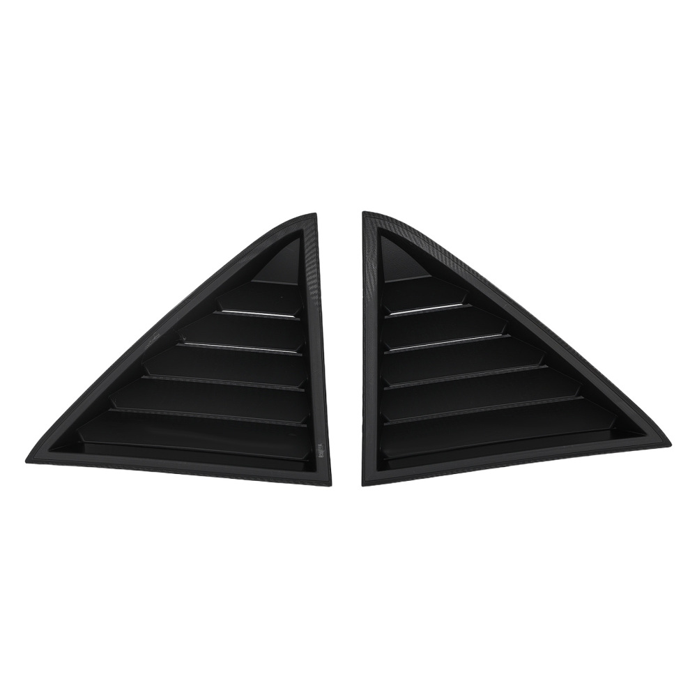 Pair Rear Window Louver compatible for Chrysler 300C Sedan 2011-2023 Carbon Fiber