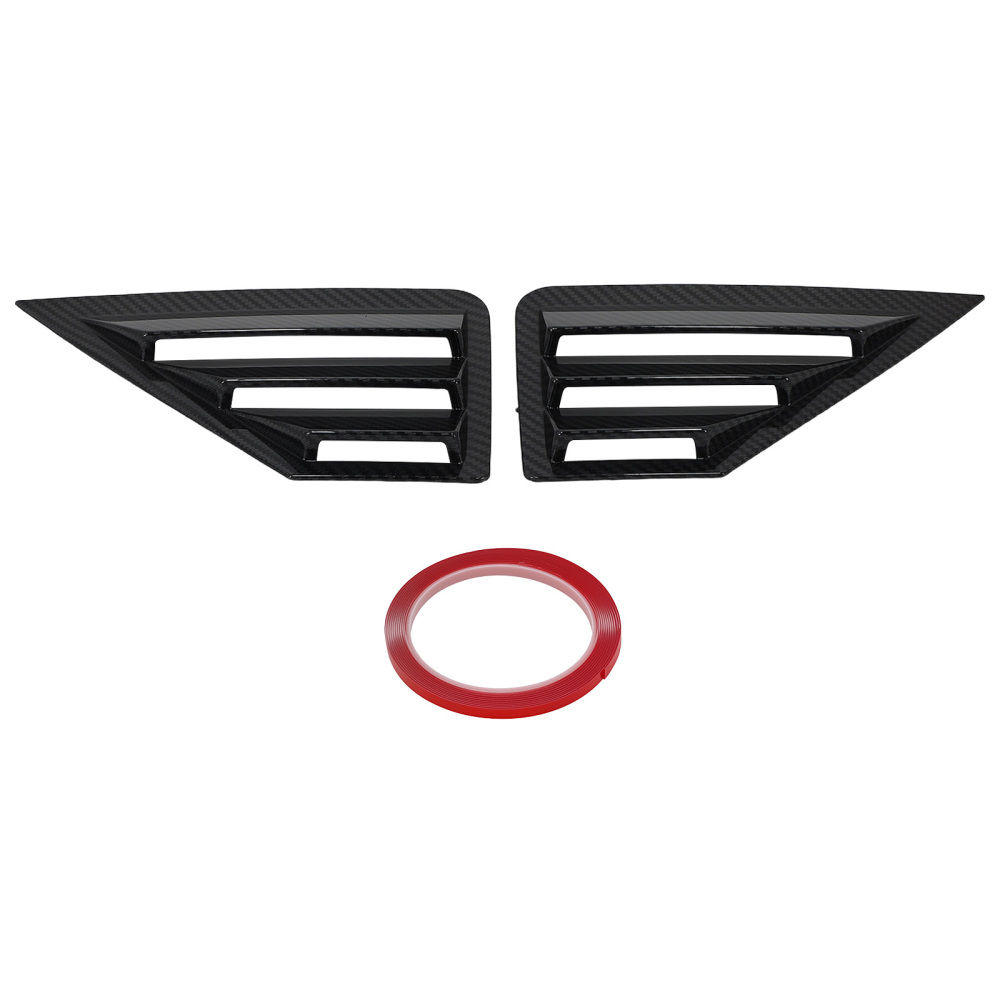 Car Side Window Louvers compatible for Toyota C-HR 2018-2022 Carbon Fiber ABS Plastic