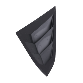 Car Quarter Louvers Window compatible for Honda Civic 2016-2020 Sedan Carbon Fiber Look