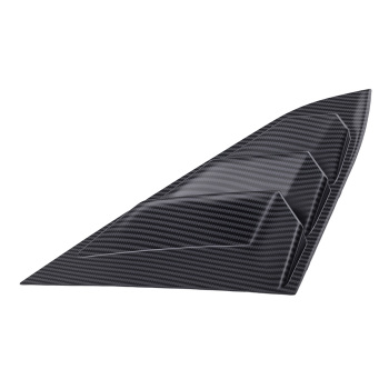 Car Quarter Louvers Window compatible for Honda Civic 2016-2020 Sedan Carbon Fiber Look