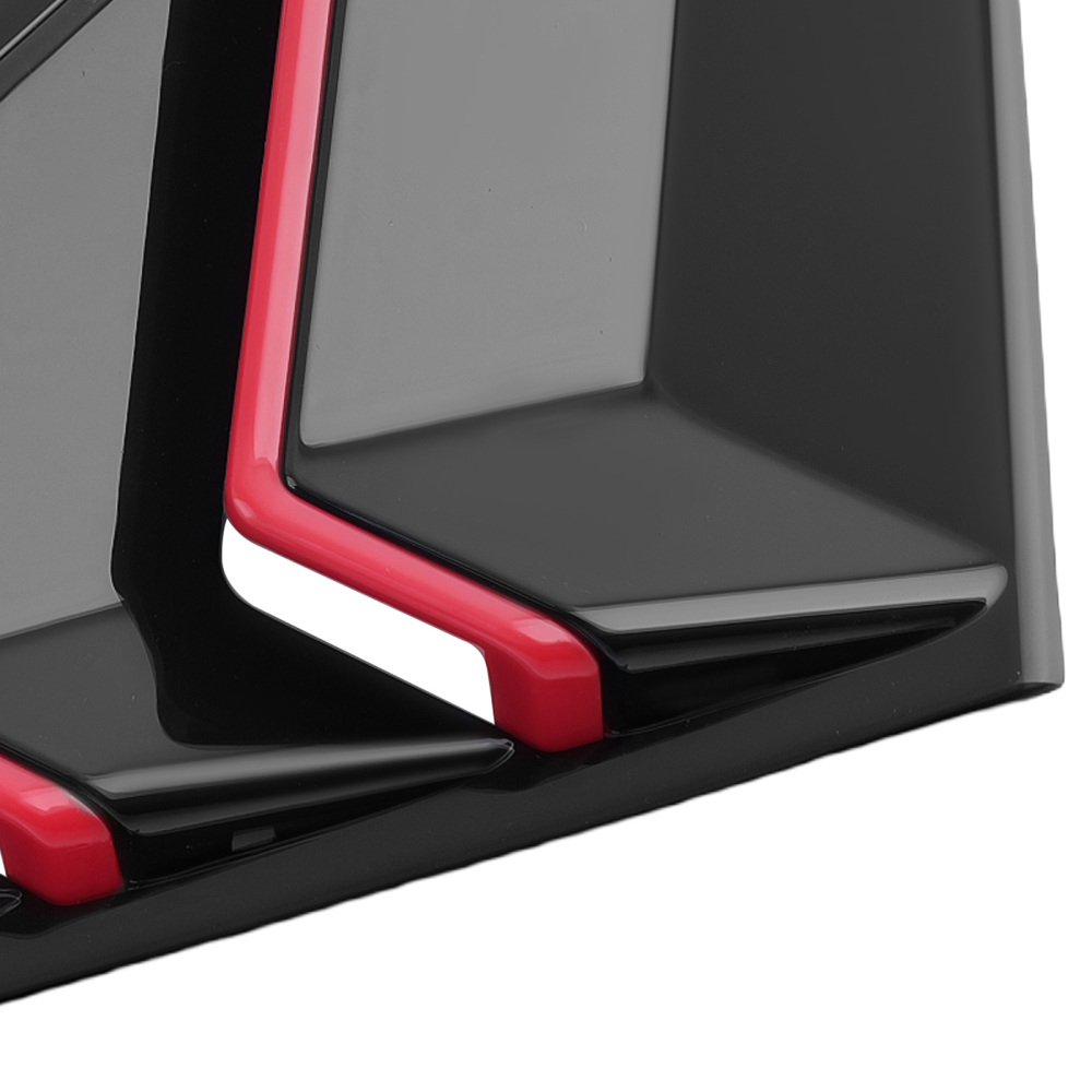 Car Window Quarter Louvers compatible for Honda Civic Sedan 2016-2021 Painted Black