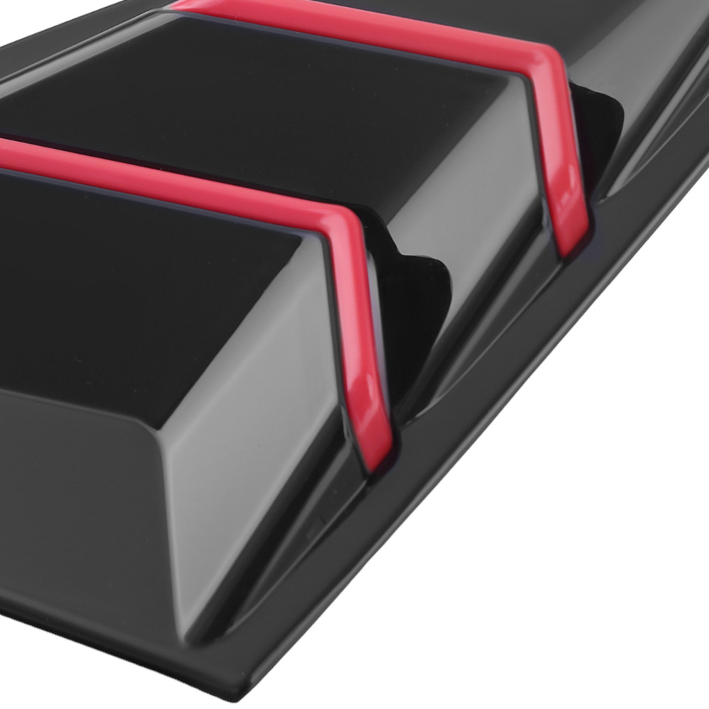 Car Window Quarter Louvers compatible for Honda Civic Sedan 2016-2021 Painted Black