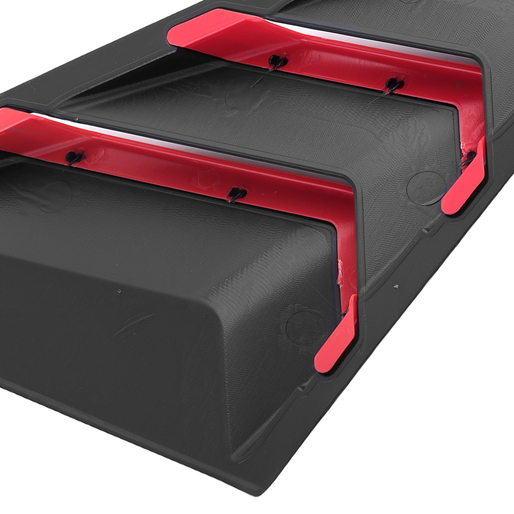 Car Window Quarter Louvers compatible for Honda Civic Sedan 2016-2021 Painted Black